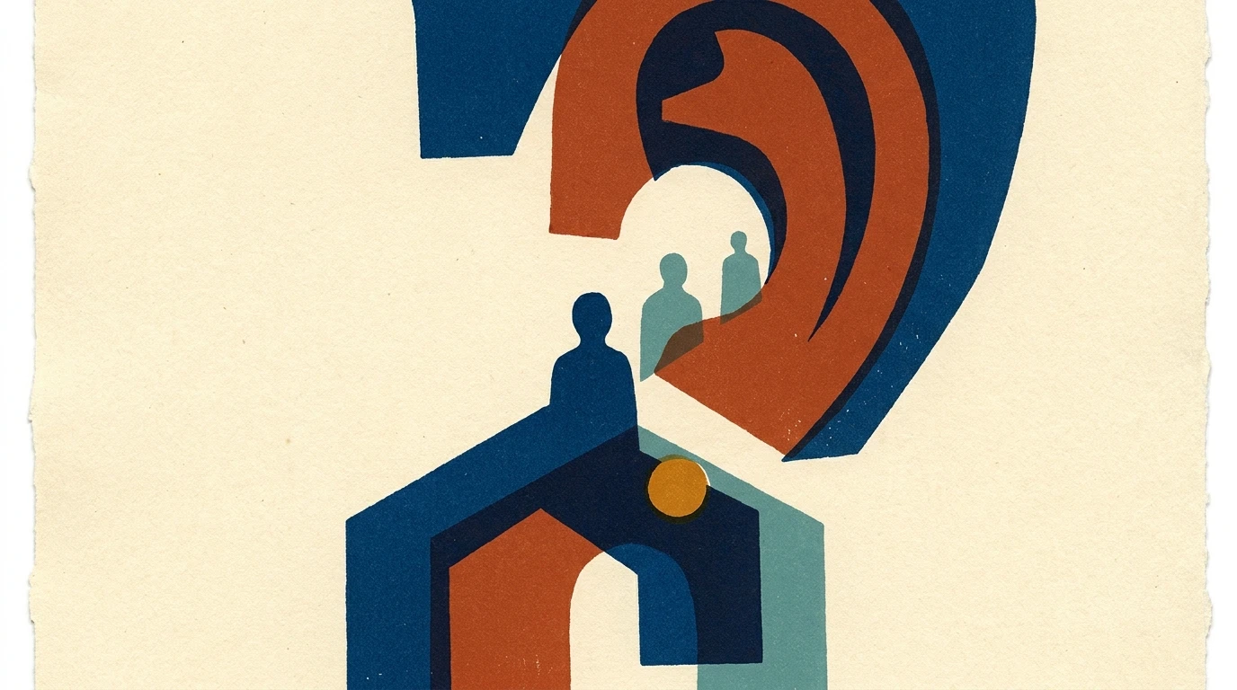 The listening is the work