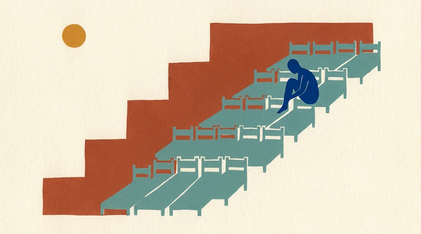 Brand-locked editorial artwork: climate heat is a health record