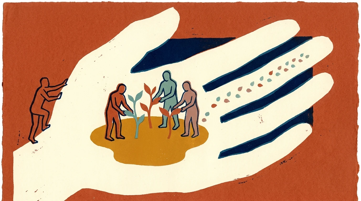 The open hand